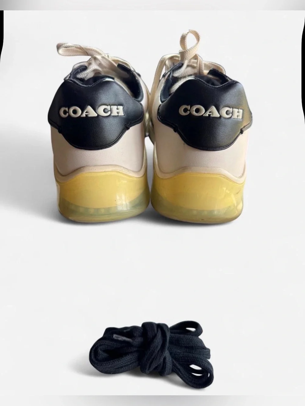 Coach CitySole Court Sneaker sneakers in black and beige , size US 10.5